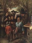 Jan Steen Famous Paintings - The Quackdoctor